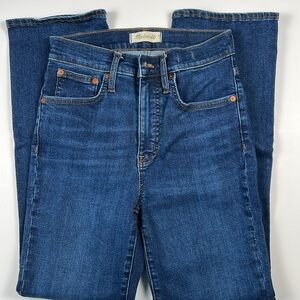 Madewell Cali Demi-Boot Sz 26 Dark Wash